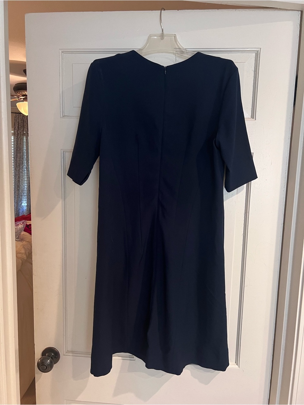 MM Lafleur Navy Midi Shift Dress